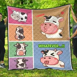 Quilt Blanket For Cow Lovers 14 Dhc131232Dd and Home Decor
