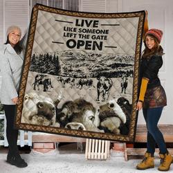 Quilt Blanket For Cow Lovers 24 Dhc02012023Td and Home Decor