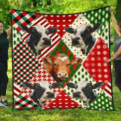 Quilt Blanket Print Cow Cute Style Vintage Sk02 Dhc1112212Dd and Home Decor
