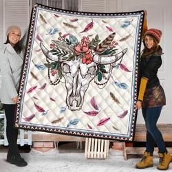 Quilt Blanket Print Cow Cute Style Vintage Sk04 Dhc02012037Td and Home Decor