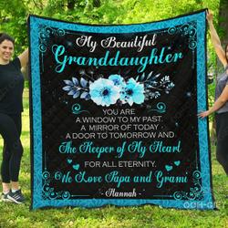 Quilt  Granddaughter  Custom 02  Quilt and Home Decor