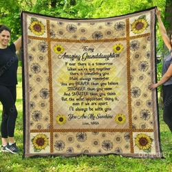 Quilt  Granddaughters  You Are My Sunshine Baby  Love Nana  Quilt and Home Decor