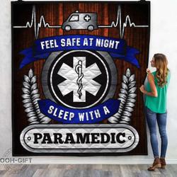 Quilt  Veteran  Feel Safe At Night Sleep With A Paramedic  Quilt and Home Decor