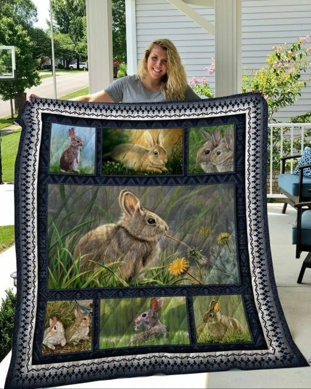 Rabbit Quilt Tdhce and Home Decor