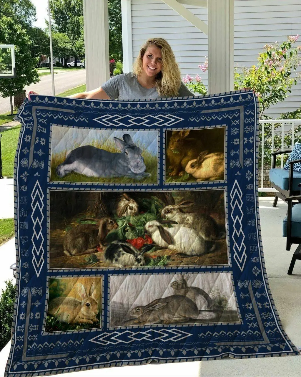 Rabbit Quilt Tdhls and Home Decor