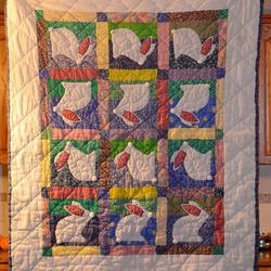 Rabbit Quilt Tdhqa and Home Decor