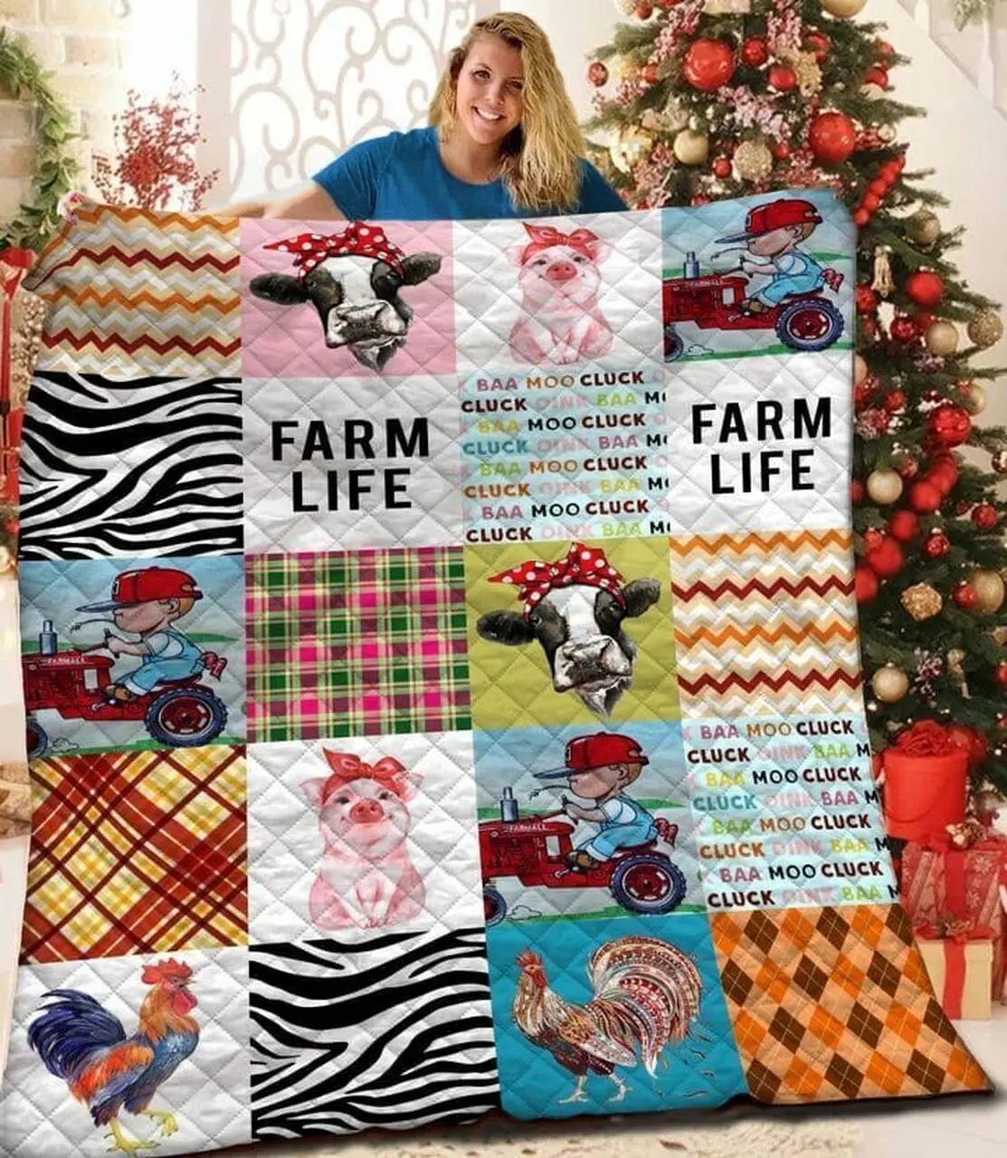 Rabbit Remain In Your Ears Awesome U Quilt Cl and Home Decor
