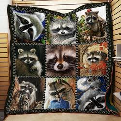 Raccoon Collection Quilt Tdhan and Home Decor