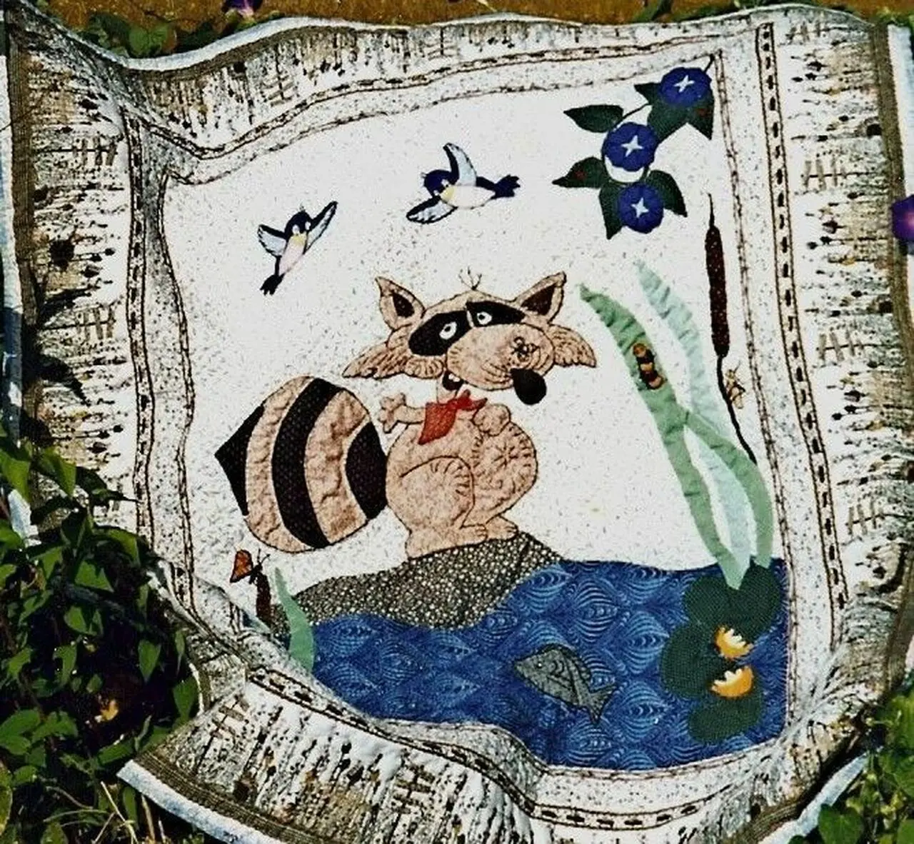 Raccoon Quilt Tdhcs and Home Decor