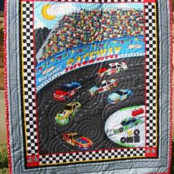 Race Track Cld190612 Quilt Blanket and Home Decor
