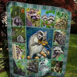 Racoon Quilt Tdhjy and Home Decor