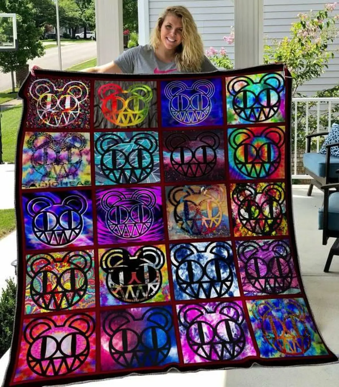 Radio Head Quilt Blanket Hvt300527 Quilt and Home Decor