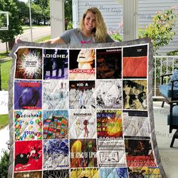 Radiohead Albums Cover Poster Quilt 2 and Home Decor