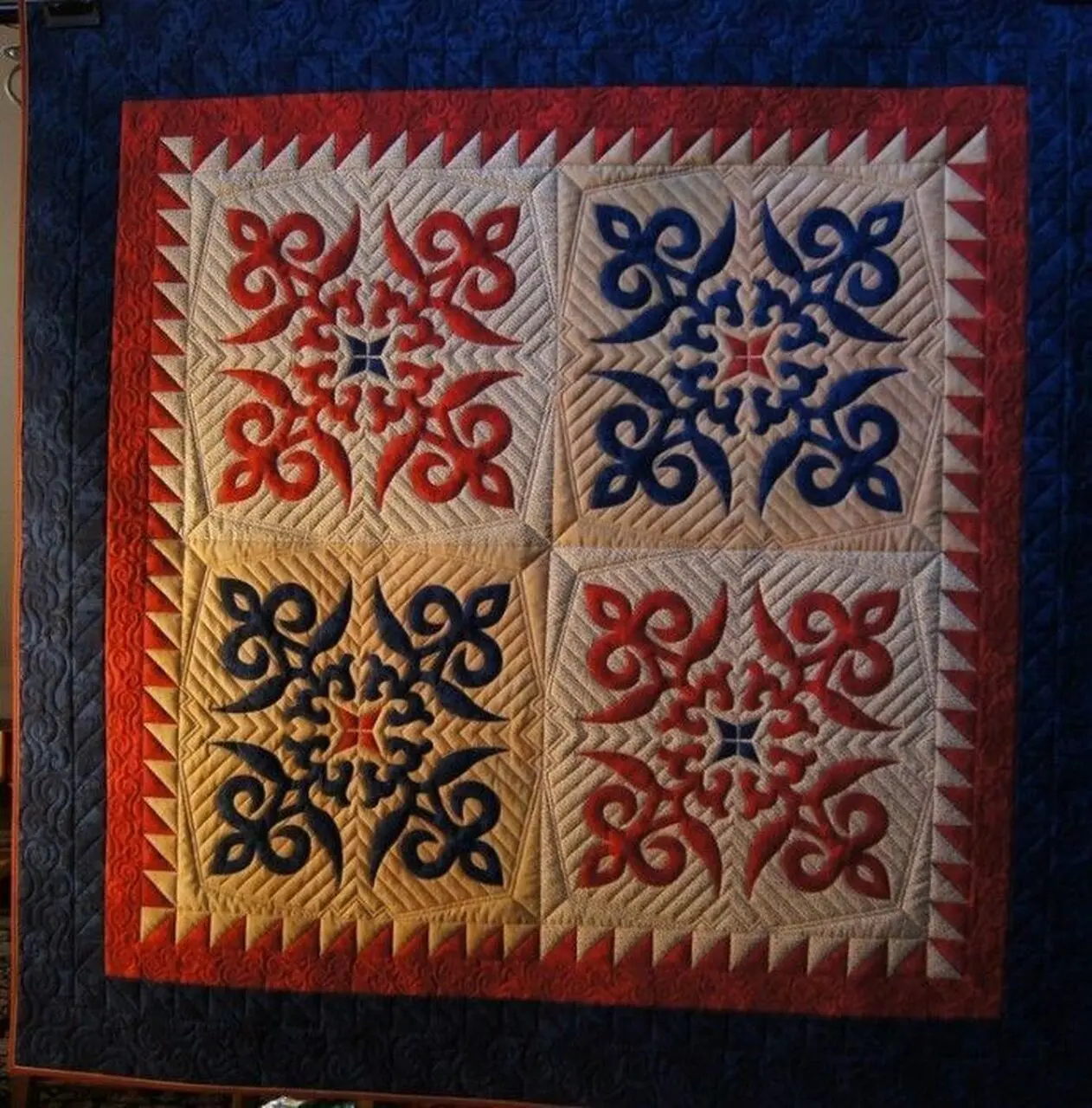 Raffle Quilt Tdhum and Home Decor