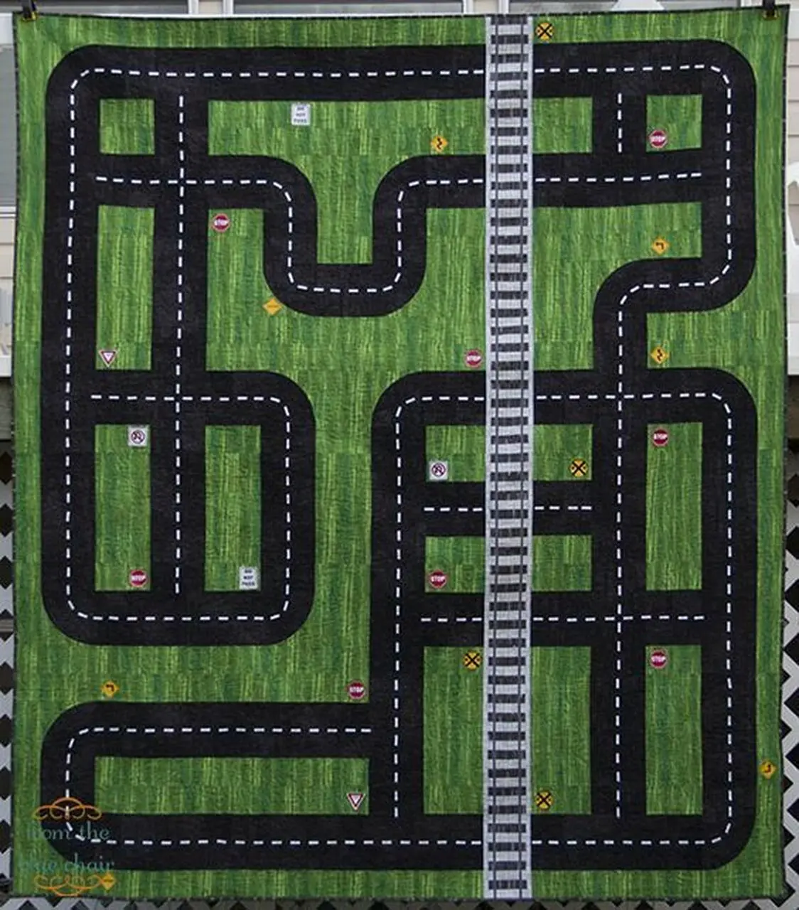 Railway Cl16100397Mdq Quilt Blanket and Home Decor