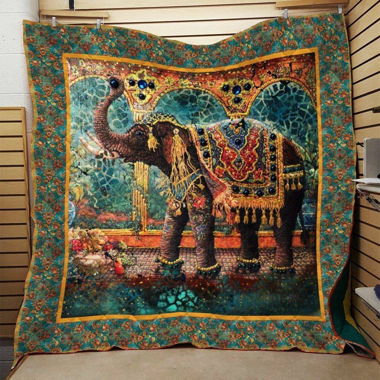 Rajahs Feast Quilt Blanket and Home Decor