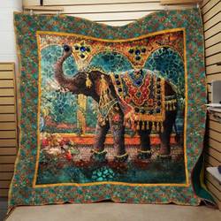 Rajahs Feast Quilt Blanket and Home Decor