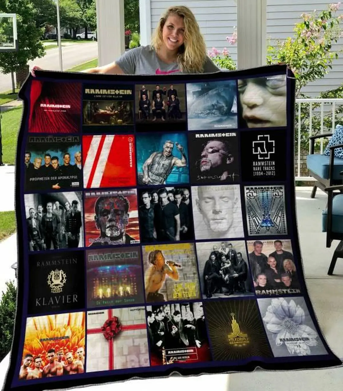 Rammstein Quilt Blanket Hvt120622 Quilt and Home Decor