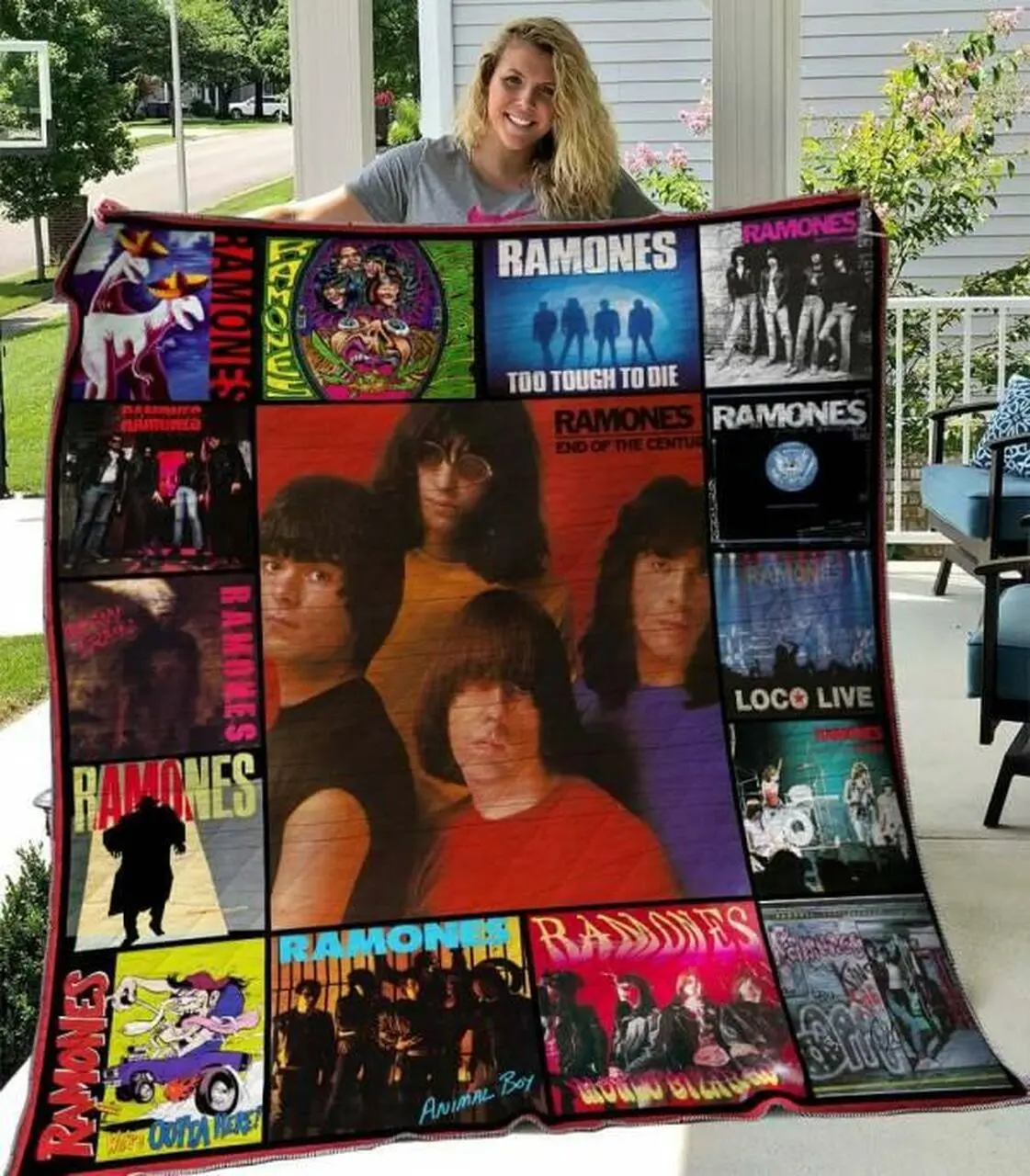 Ramones Quilt Blanket M230508 Quilt and Home Decor
