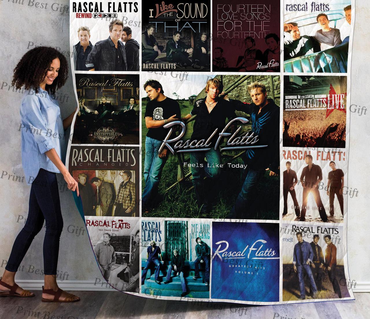 Rascal Flatts Albums Cover Poster Quilt 2 and Home Decor