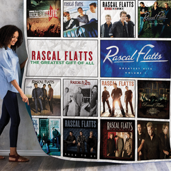 Rascal Flatts Albums Quilt Blanket New Arrival and Home Decor