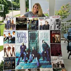 Rascal Flatts Quilt Blanket 0754 and Home Decor