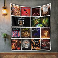 Raven Album Covers Quilt Blanket and Home Decor