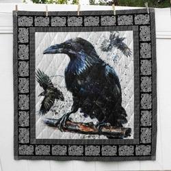 Raven Viking Cl2100424Mdq Quilt Blanket and Home Decor