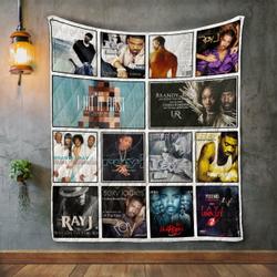 Ray J Album Covers Quilt Blanket and Home Decor