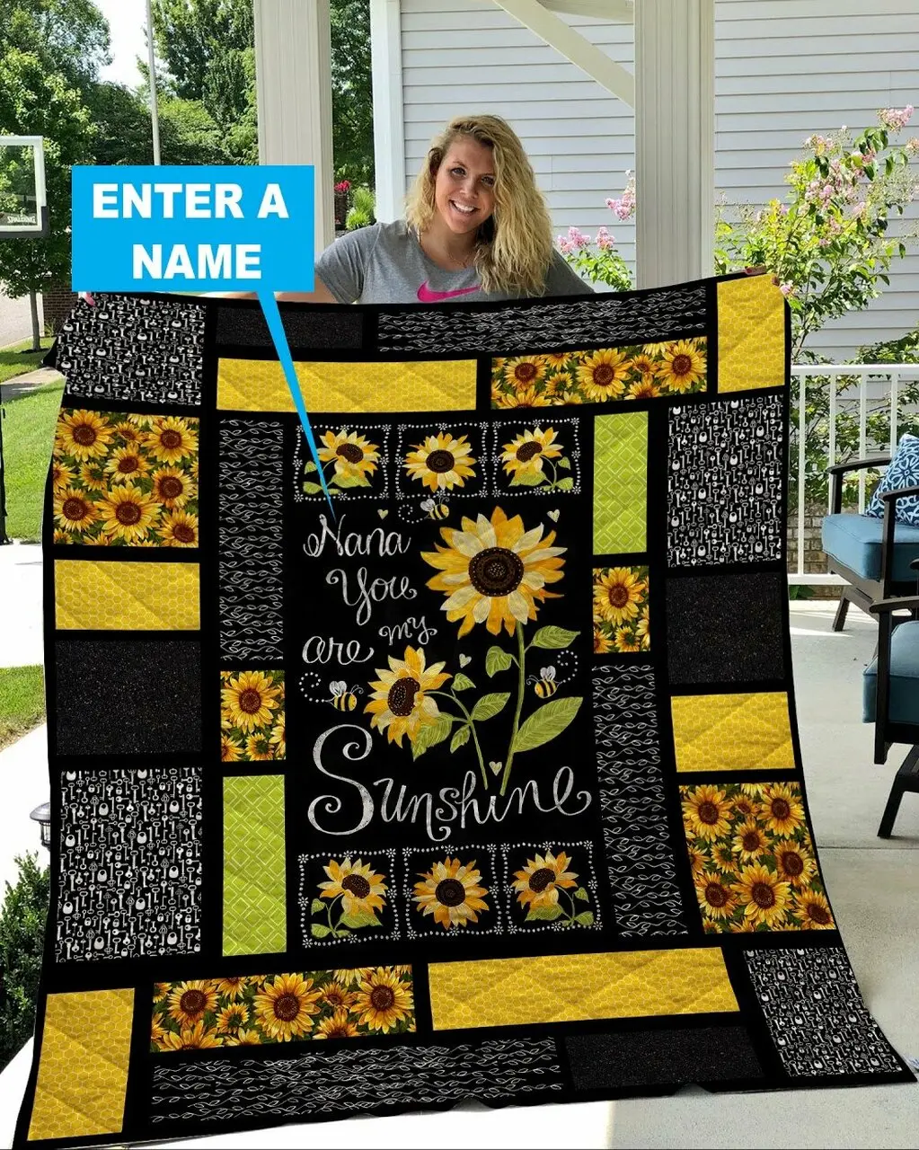 Rayann Sunshine Quilt Queen Quilt and Home Decor