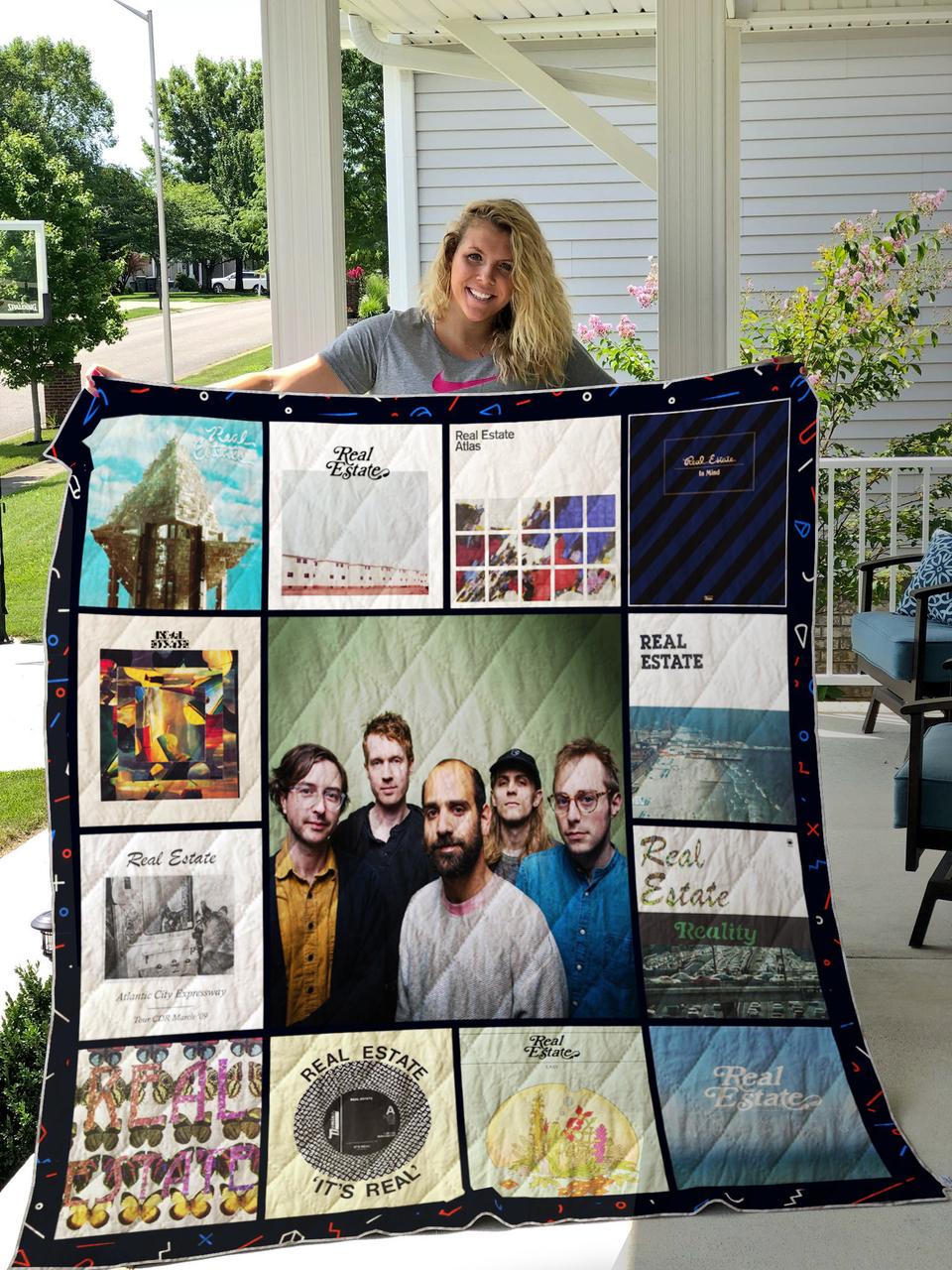 Real Estate Album Covers Quilt Blanket and Home Decor
