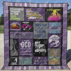 Real Women Climb Quilt Blanket Tr12  Quilt and Home Decor