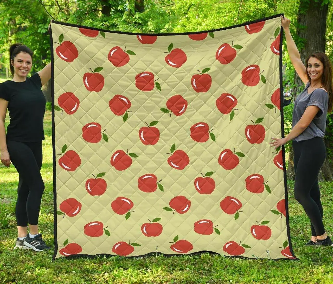 Red Apple Cl12100577Mdq Quilt Blanket and Home Decor