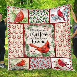 Red Bird Cl05100080Mdq Quilt Blanket and Home Decor