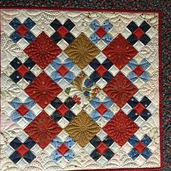 Red Daisy Quilt Tdhgu and Home Decor