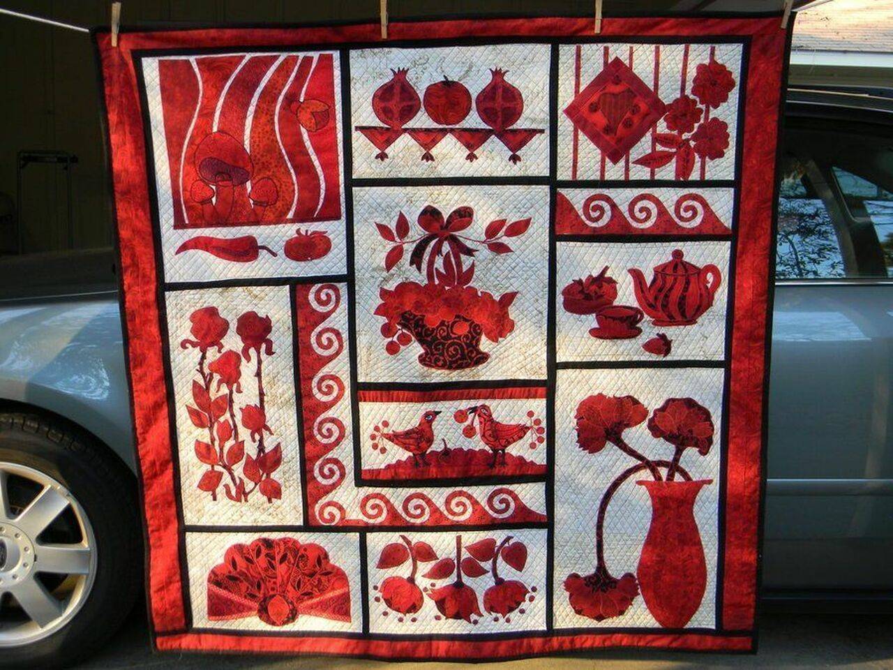 Red Delicious Quilt Tdhwa and Home Decor