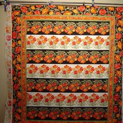 Red Flower Garden Quilt Tdhnx and Home Decor