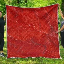 Red Marble Cl17100521Mdq Quilt Blanket and Home Decor