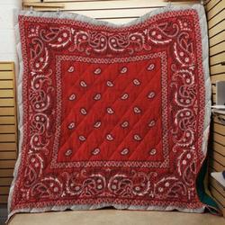 Red Paisley Quilt Tdhmv and Home Decor