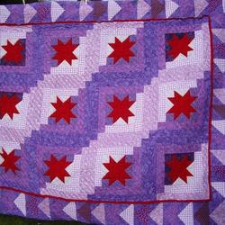 Red Star Quilt Tdhtm and Home Decor