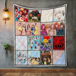 Red Velvet Album Covers Quilt Blanket and Home Decor