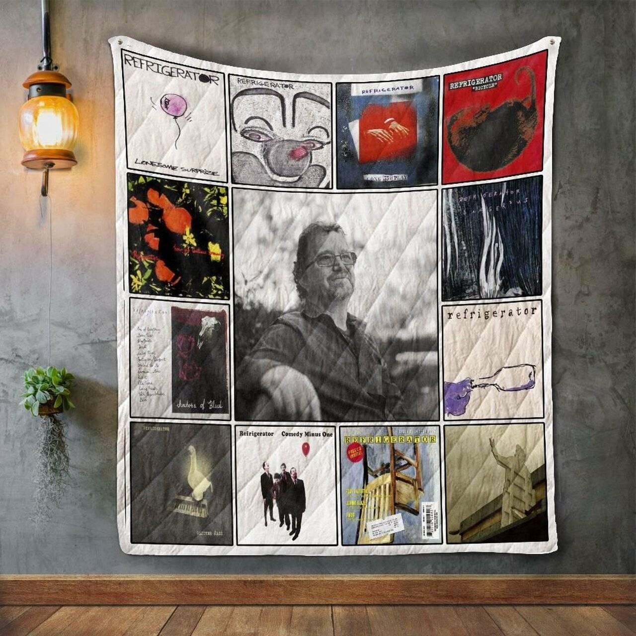 Refrigerator Album Covers Quilt Blanket and Home Decor