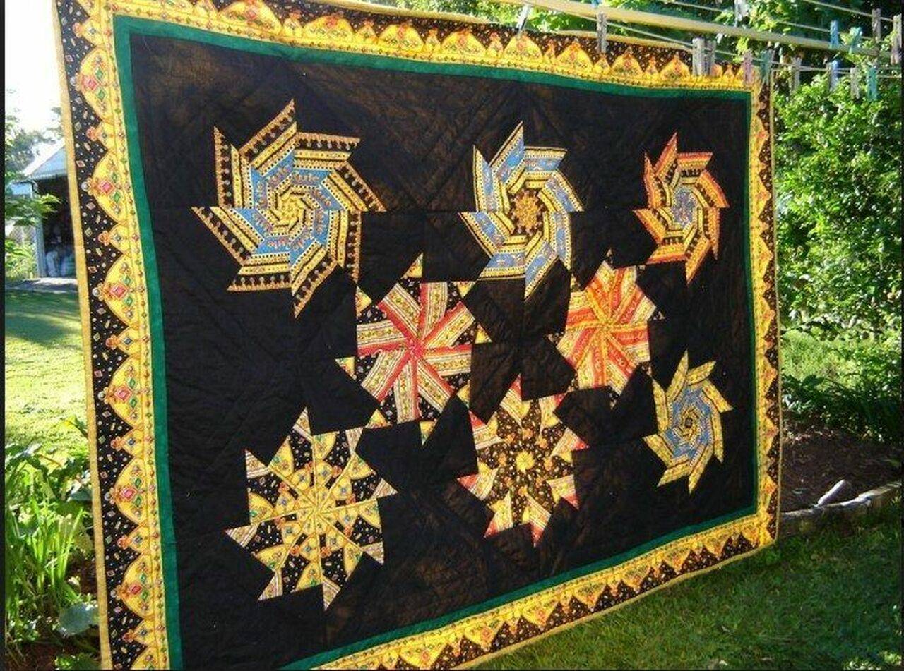 Regal Whirls Cla2110387Q Quilt Blanket and Home Decor