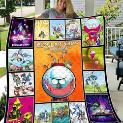 Regular Show H89  Quilt and Home Decor