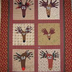 Reindeer Clm020730 Quilt Blanket and Home Decor