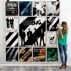 Republika Albums Quilt Blanket Ver13 and Home Decor