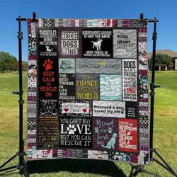 Rescuingdog Hur Quilt re and Home Decor