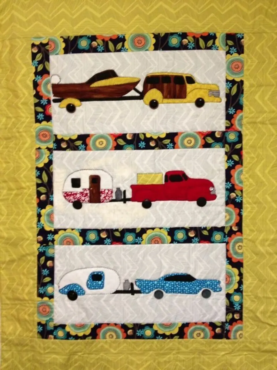 Retro Camping Quilt Tdhqm and Home Decor