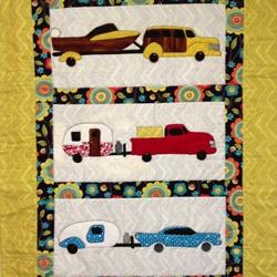 Retro Camping Quilt Tdhqm and Home Decor