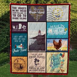Rhode Island Cl14100436Mdq Quilt Blanket and Home Decor